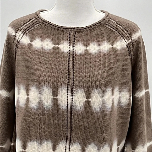 525 America Cotton Tie Dye Crop Sweater - Size Small - Picture 2 of 6